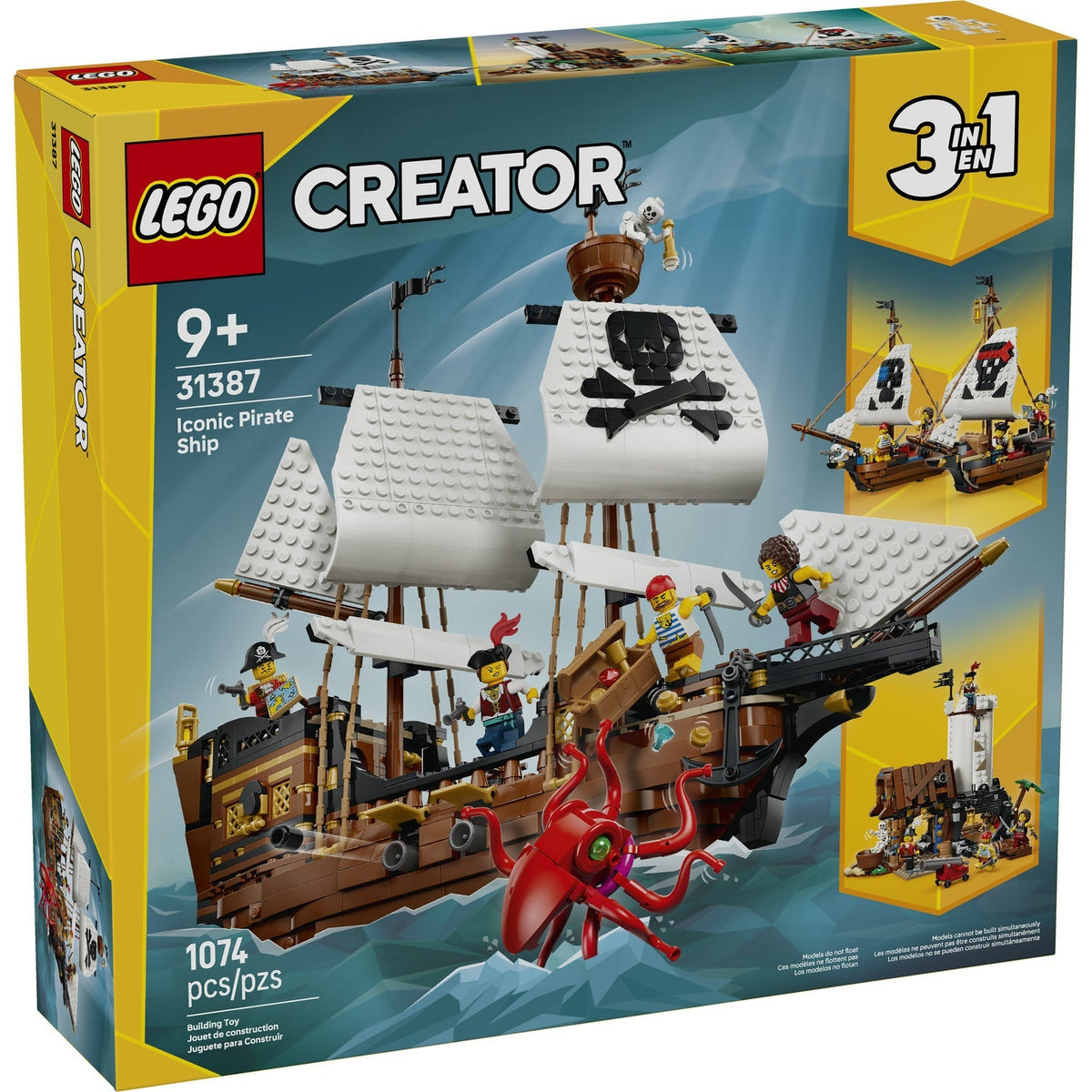 31387 Iconic Pirate Ship product image 1, provided for visual reference and product detail review