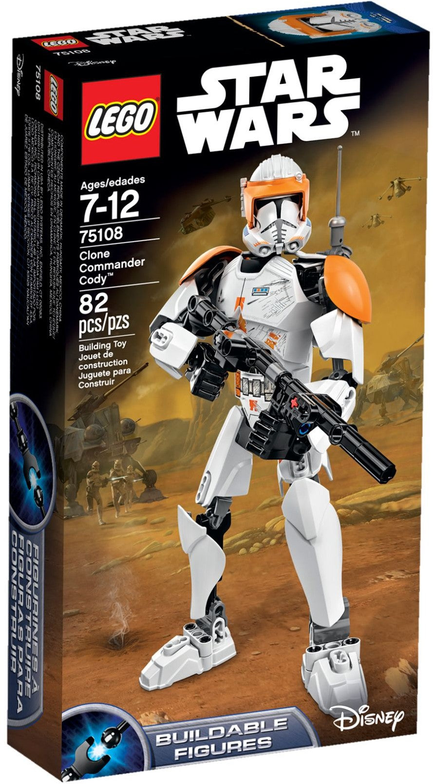 75108 Clone Commander Cody product image 1, provided for visual reference and product detail review