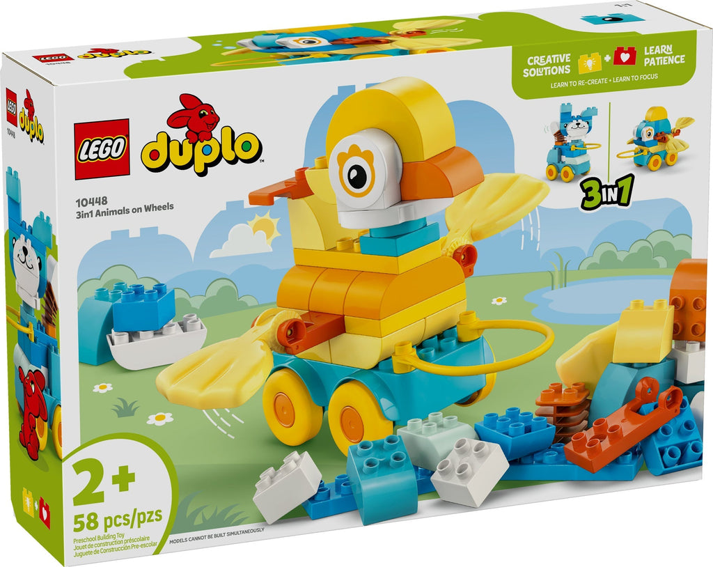 10448 3in1 Animals on Wheels product image 1, provided for visual reference and product detail review