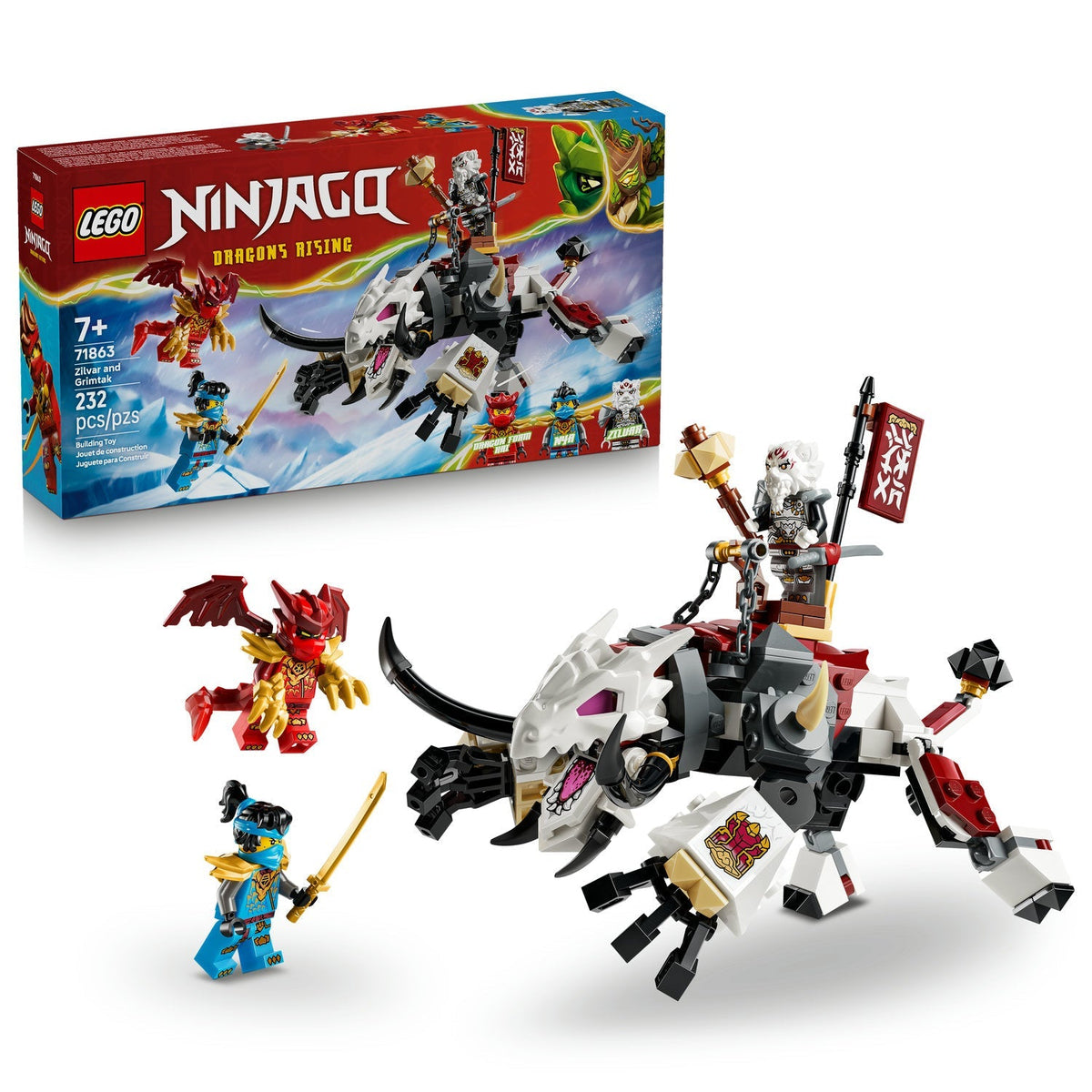 71863 Zilvar and Grimtak the Dragon Beast product image 2, provided for visual reference and product detail review