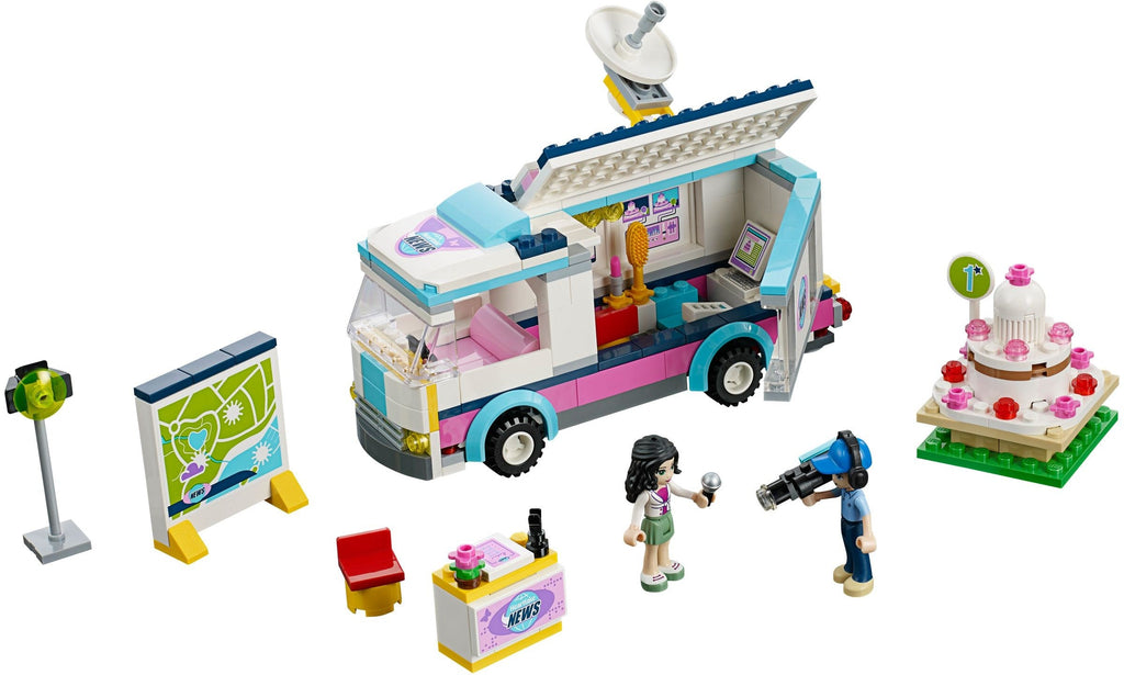 41056 Heartlake News Van product image 2, provided for visual reference and product detail review