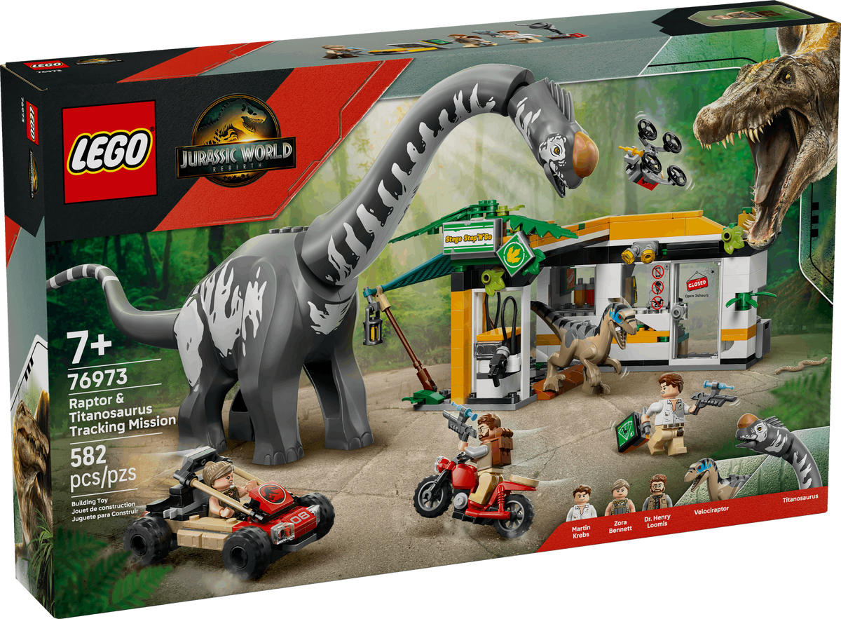 76973 Raptor & Titanosaurus Tracking Mission product image 1, provided for visual reference and product detail review