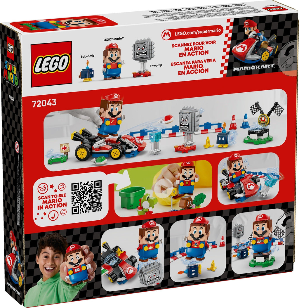 72043 Mario Kart – Interactive LEGO Mario & Standard Kart product image 4, provided for visual reference and product detail