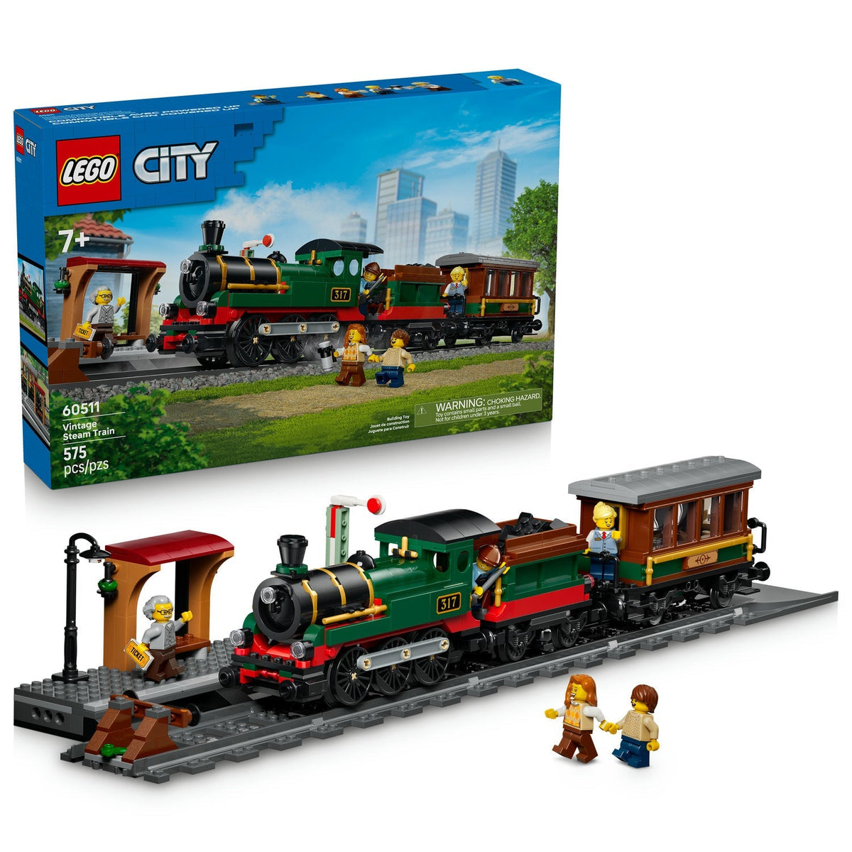 60511 Vintage Steam Train product image 2, provided for visual reference and product detail review