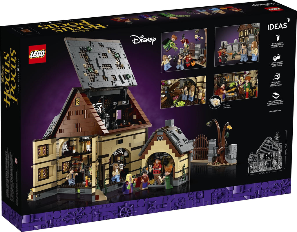 21341 Disney Hocus Pocus: The Sanderson Sisters' Cottage product image 2, provided for visual reference and product detail