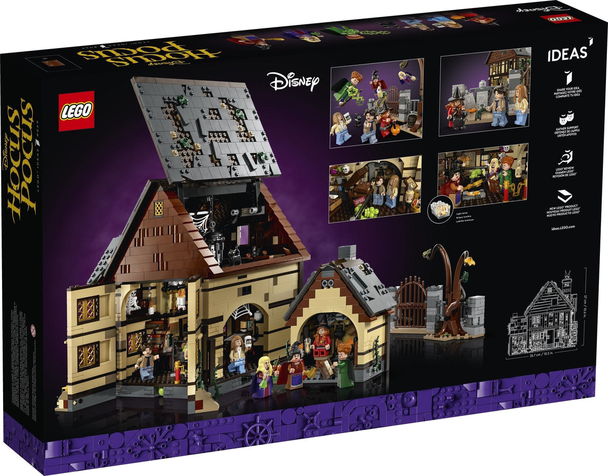 21341 Disney Hocus Pocus: The Sanderson Sisters' Cottage product image 2, provided for visual reference and product detail