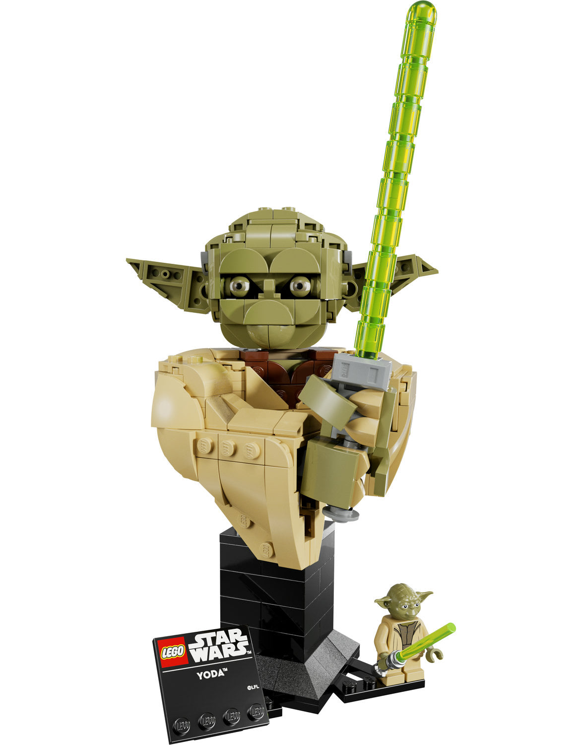 75438 Yoda Bust product image 3, provided for visual reference and product detail review