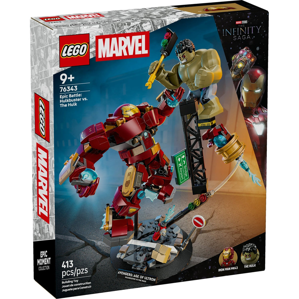 76343 Epic Battle: Hulkbuster vs. The Hulk* product image 1, provided for visual reference and product detail review