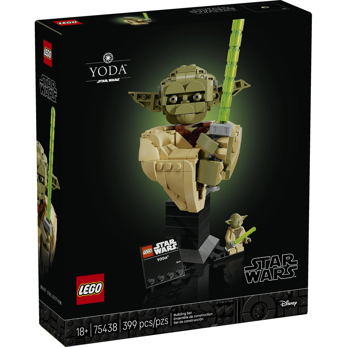 75438 Yoda Bust product image 1, provided for visual reference and product detail review