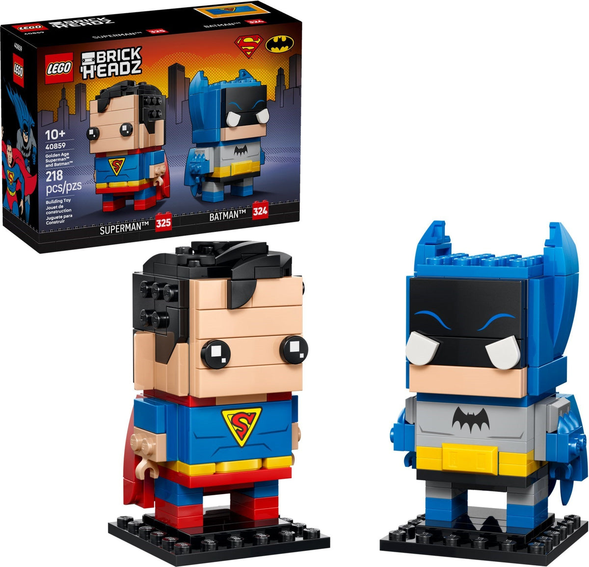 40859 Golden Age Superman and Batman Figures product image 1, provided for visual reference and product detail review