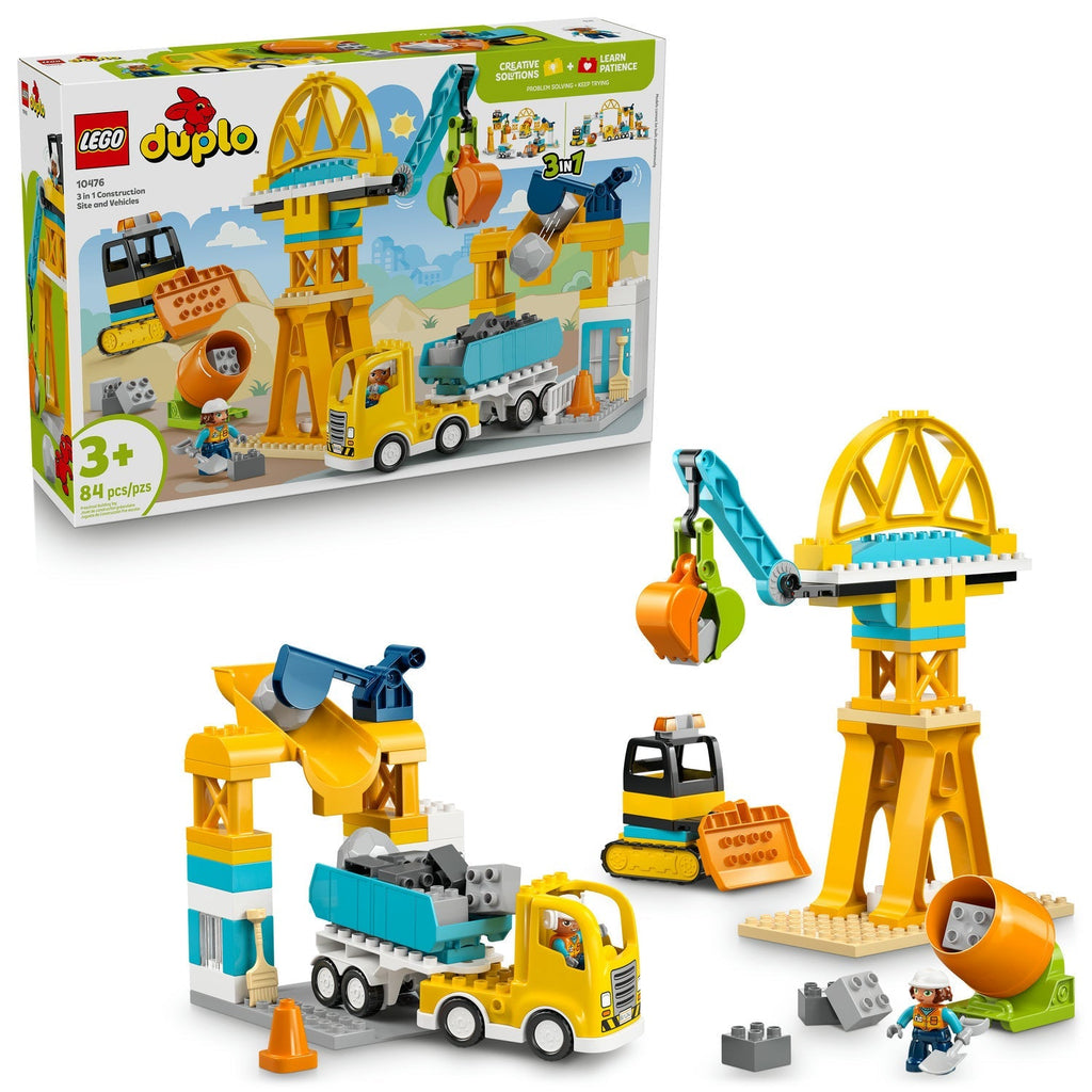 10476 3 in 1 Construction Site and Vehicles product image 2, provided for visual reference and product detail review