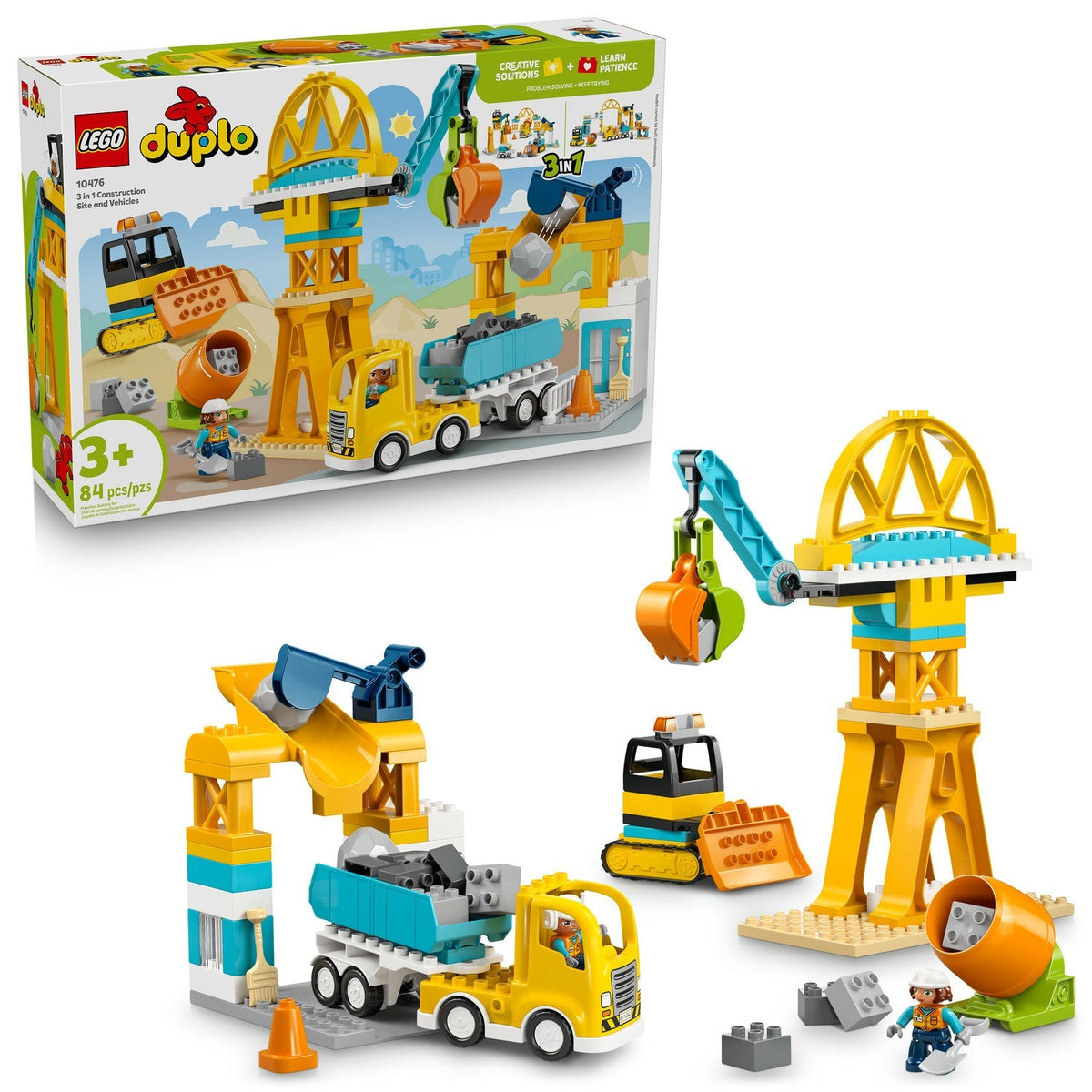 10476 3 in 1 Construction Site and Vehicles product image 2, provided for visual reference and product detail review