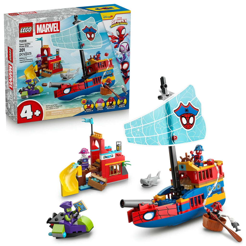 11208 Team Spidey Pirate Ship product image 2, provided for visual reference and product detail review