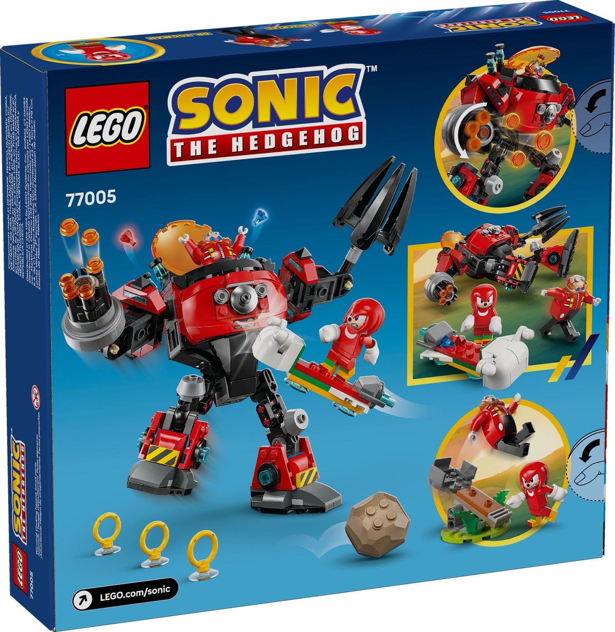 77005 Knuckles vs. Dr. Eggman Egg Crusher Mech product image 4, provided for visual reference and product detail review