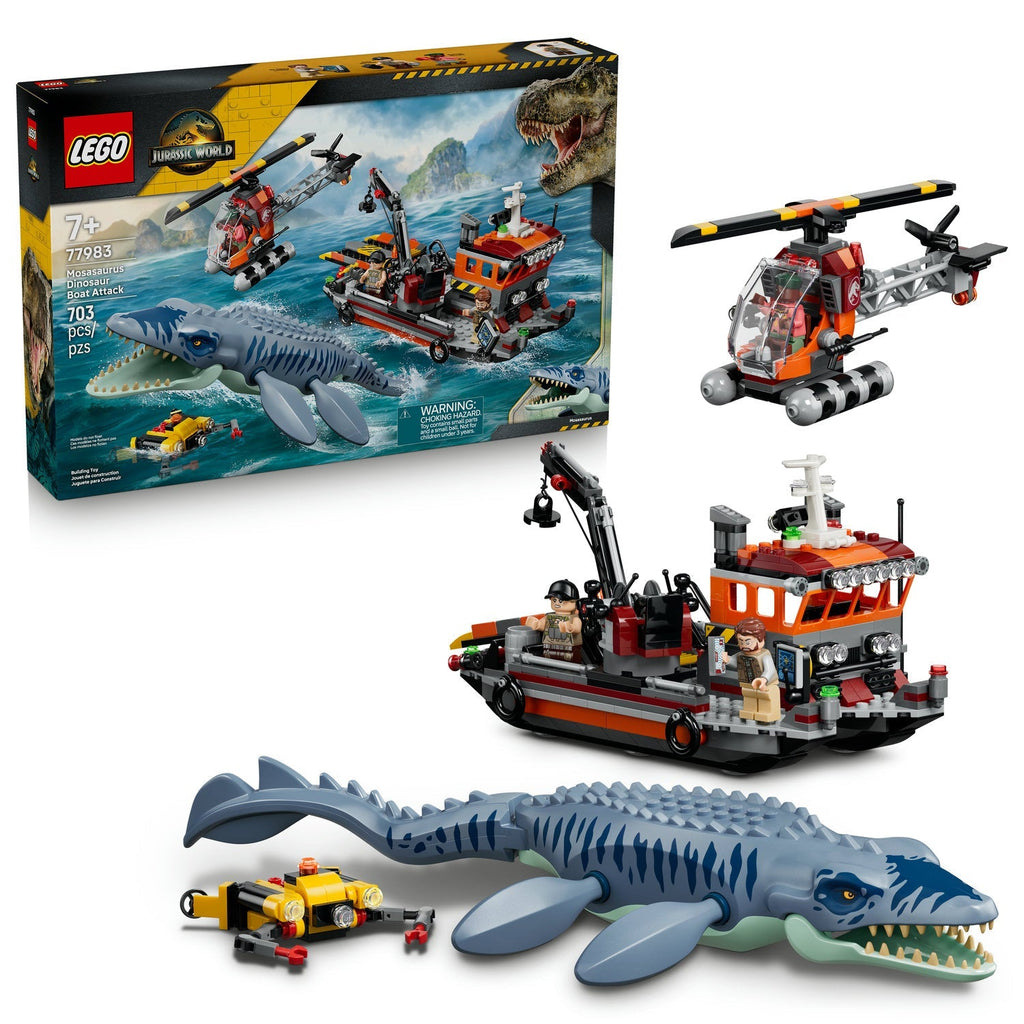 77983 Mosasaurus Dinosaur Boat Attack product image 2, provided for visual reference and product detail review
