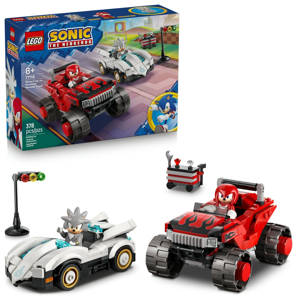77118 Silver's Car vs. Knuckles' Monster Truck product image 2, provided for visual reference and product detail review