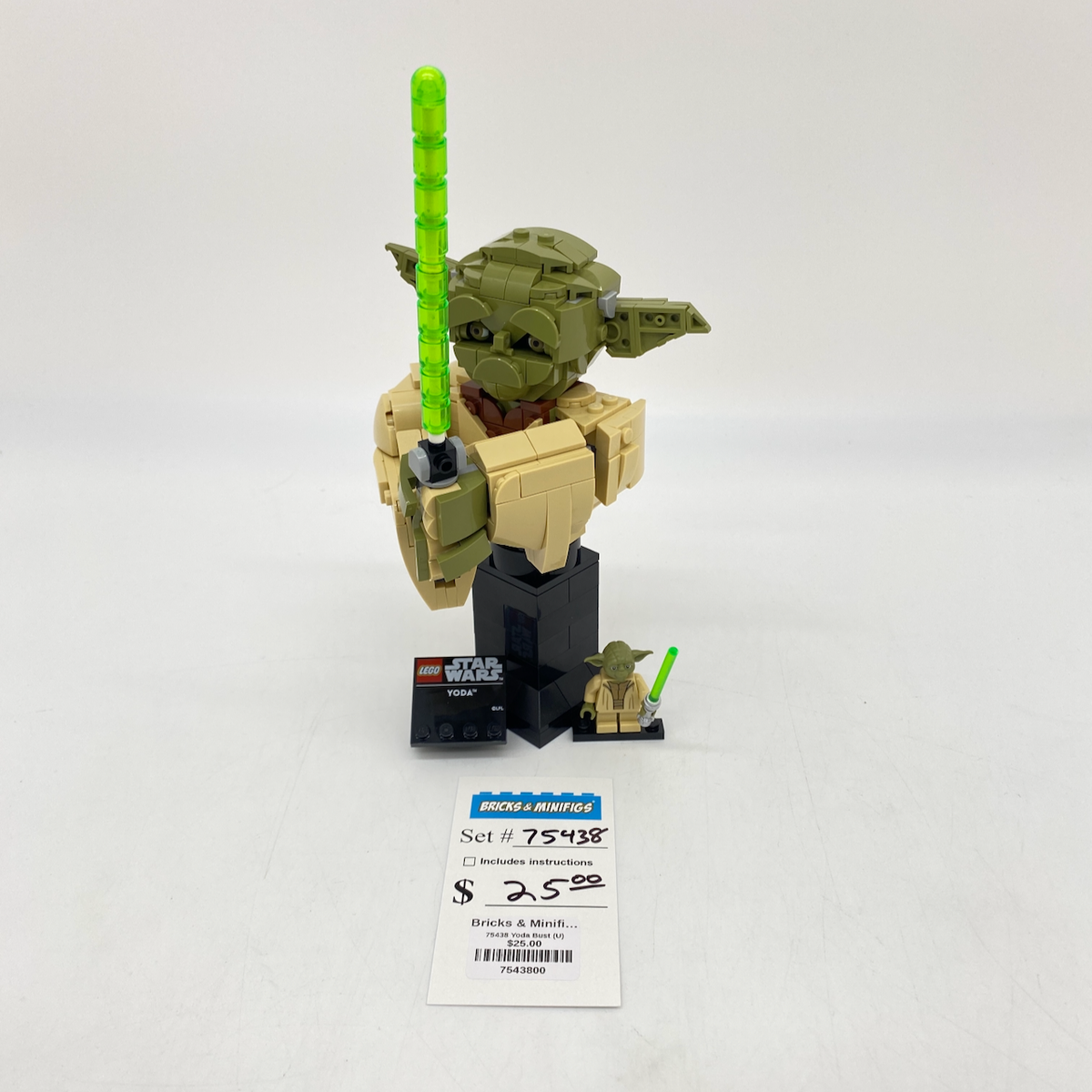 75438 Yoda Bust (U) product image 1, provided for visual reference and product detail review