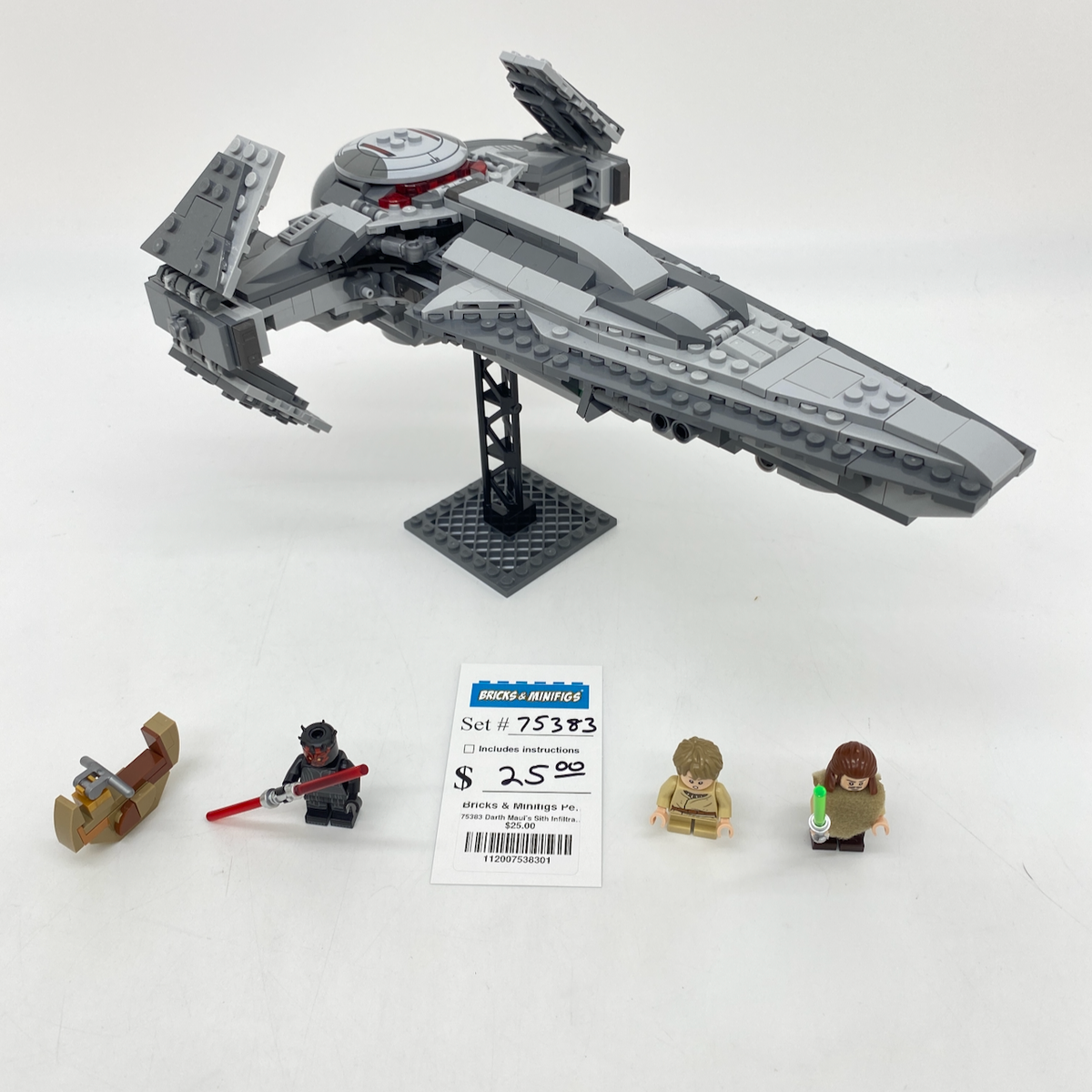 75383 Darth Maul's Sith Infiltrator (U1) product image 1, provided for visual reference and product detail review
