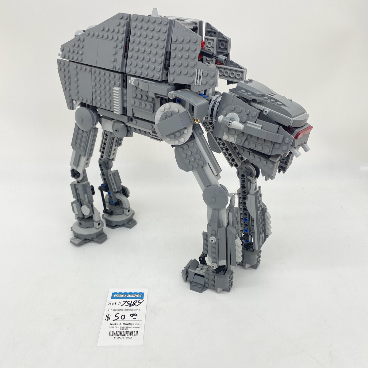 75189 First Order Heavy Assault Walker (U2) product image 1, provided for visual reference and product detail review