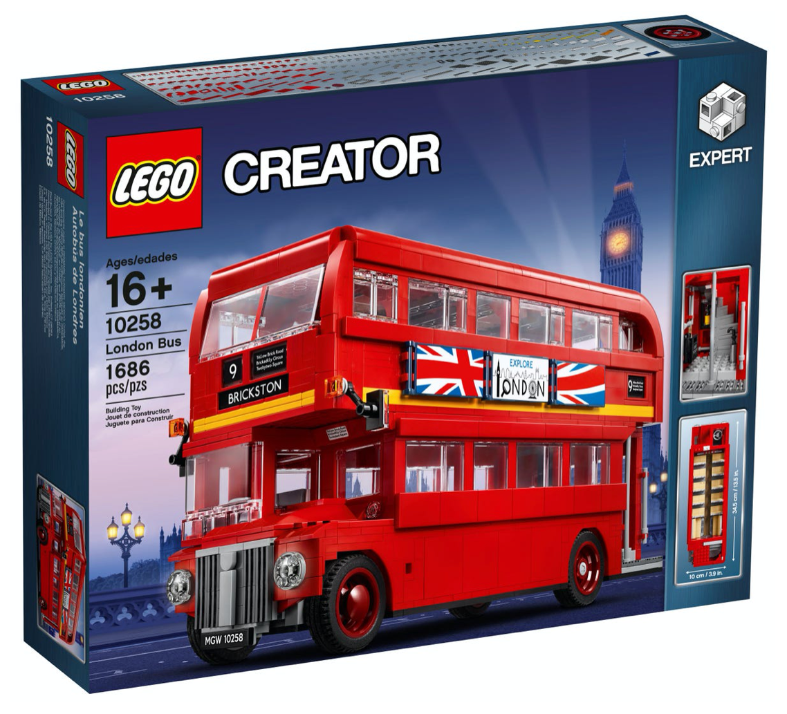 10258 London Bus product image 1, provided for visual reference and product detail review
