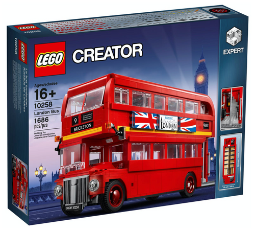 10258 London Bus product image 1, provided for visual reference and product detail review
