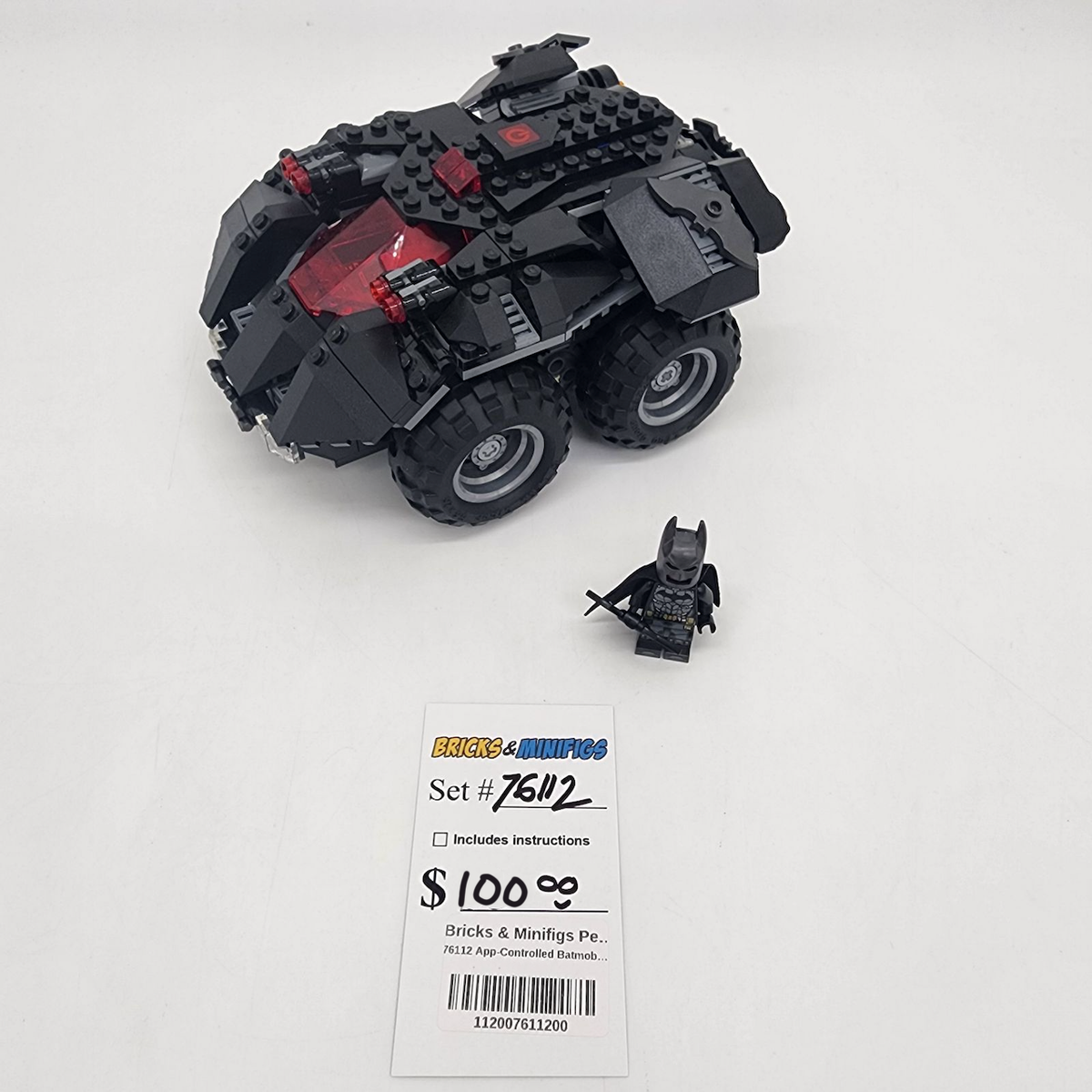 76112 App-Controlled Batmobile (U) product image 1, provided for visual reference and product detail review