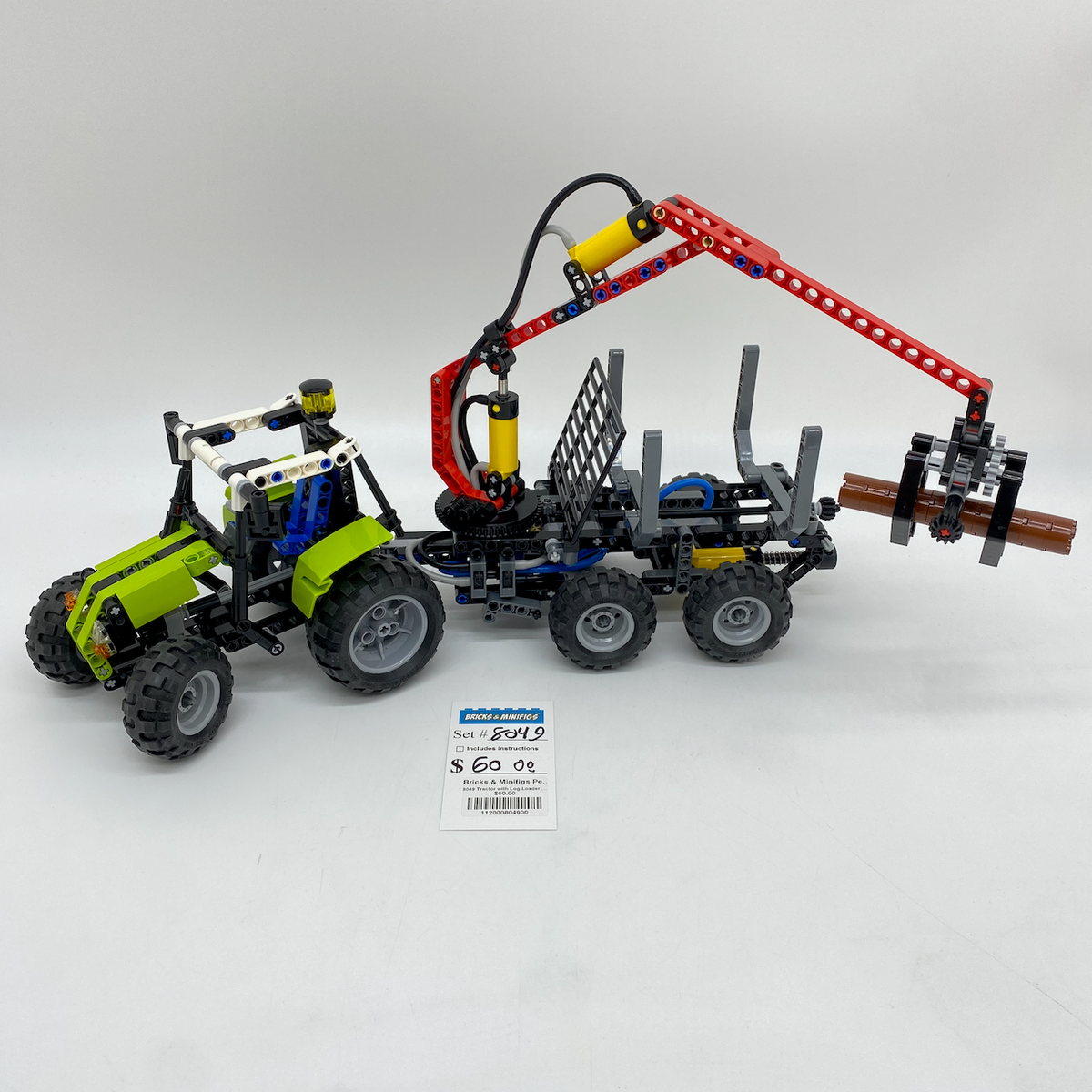 8049 Tractor with Log Loader (U) product image 1, provided for visual reference and product detail review