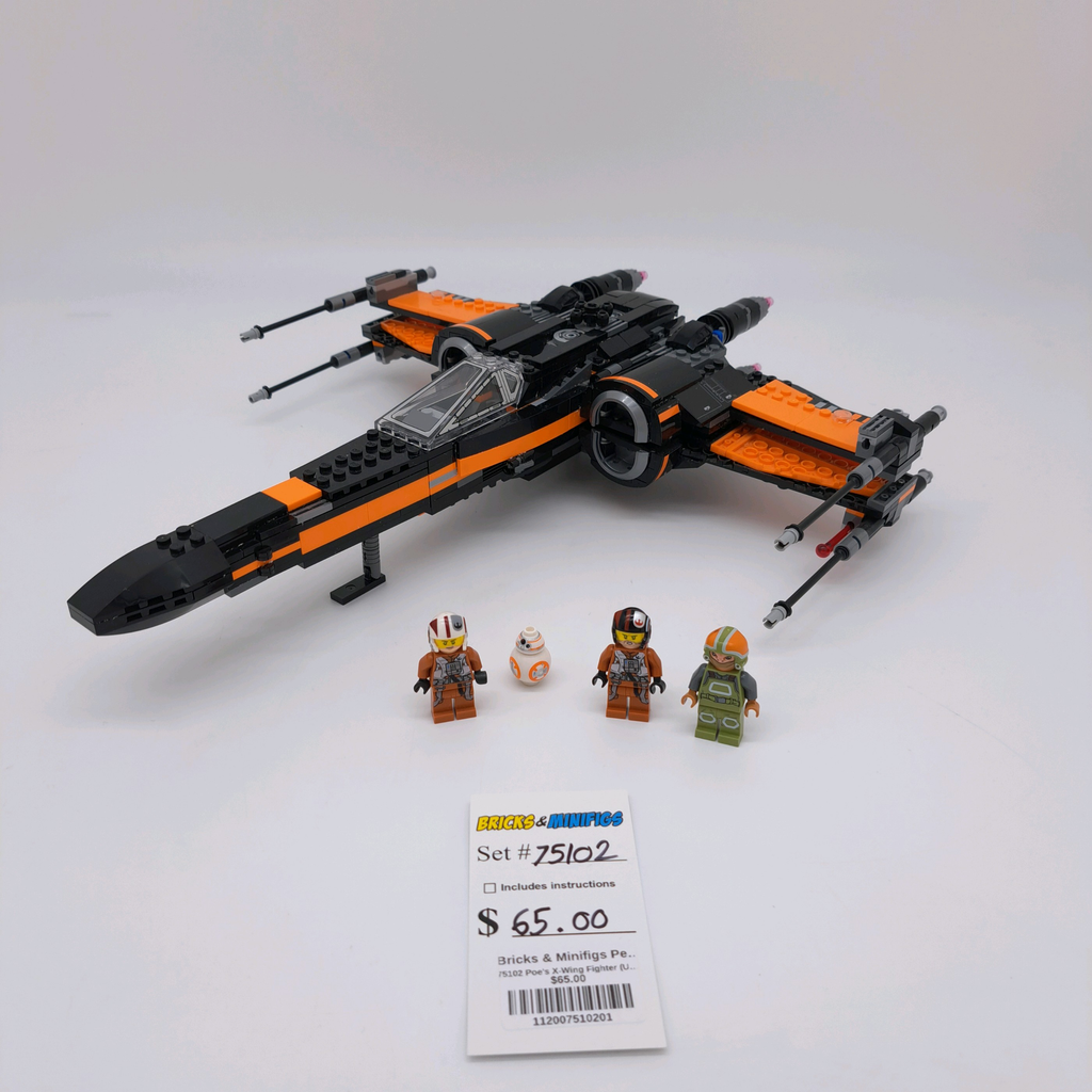 75102 Poe's X-Wing Fighter (U1) product image 2, provided for visual reference and product detail review