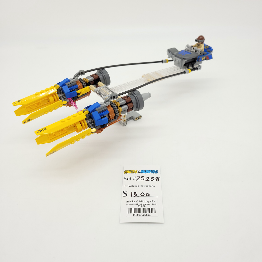 75258 Anakin's Podracer - 20th Anniversary Edition (U1) product image 2, provided for visual reference and product detail