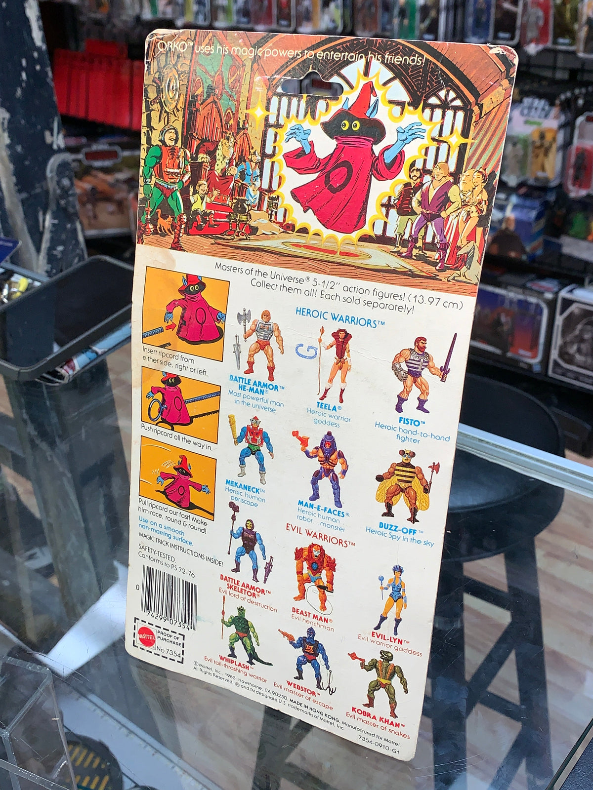 Oroko 12 Back Hong Kong (Vintage MOTU Masters of The Universe, Mattel) product image 10, provided for visual reference and