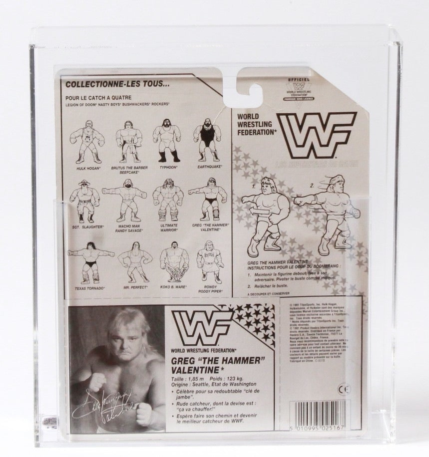 Greg the Hammer Valentine (WWF, Hasbro) **CAS Graded 75/85/85** product image 2, provided for visual reference and product