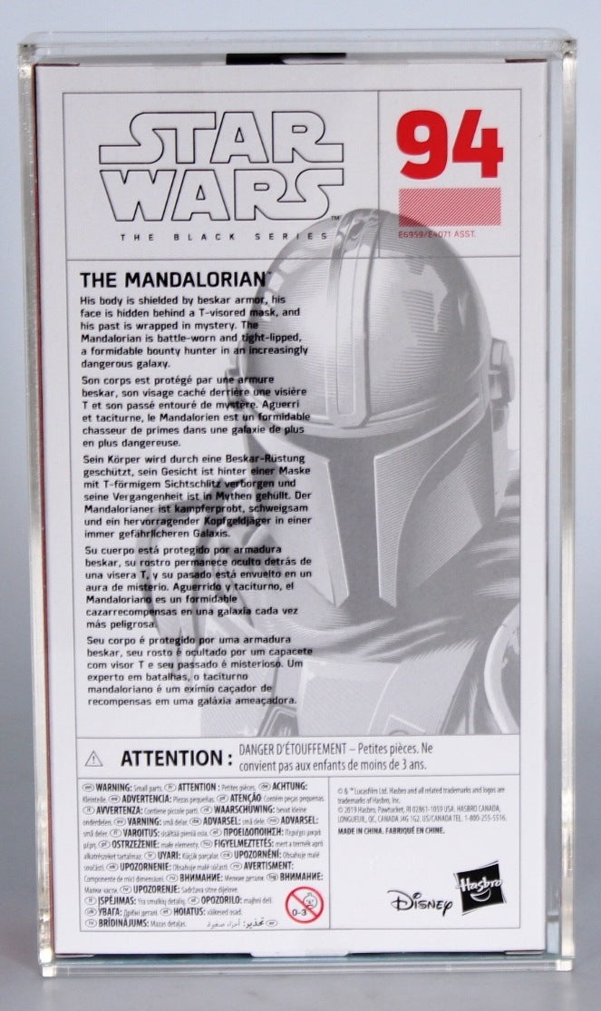 First Edition Mandolorian (Star Wars, Black Series) **CAS Graded 90** product image 3, provided for visual reference and
