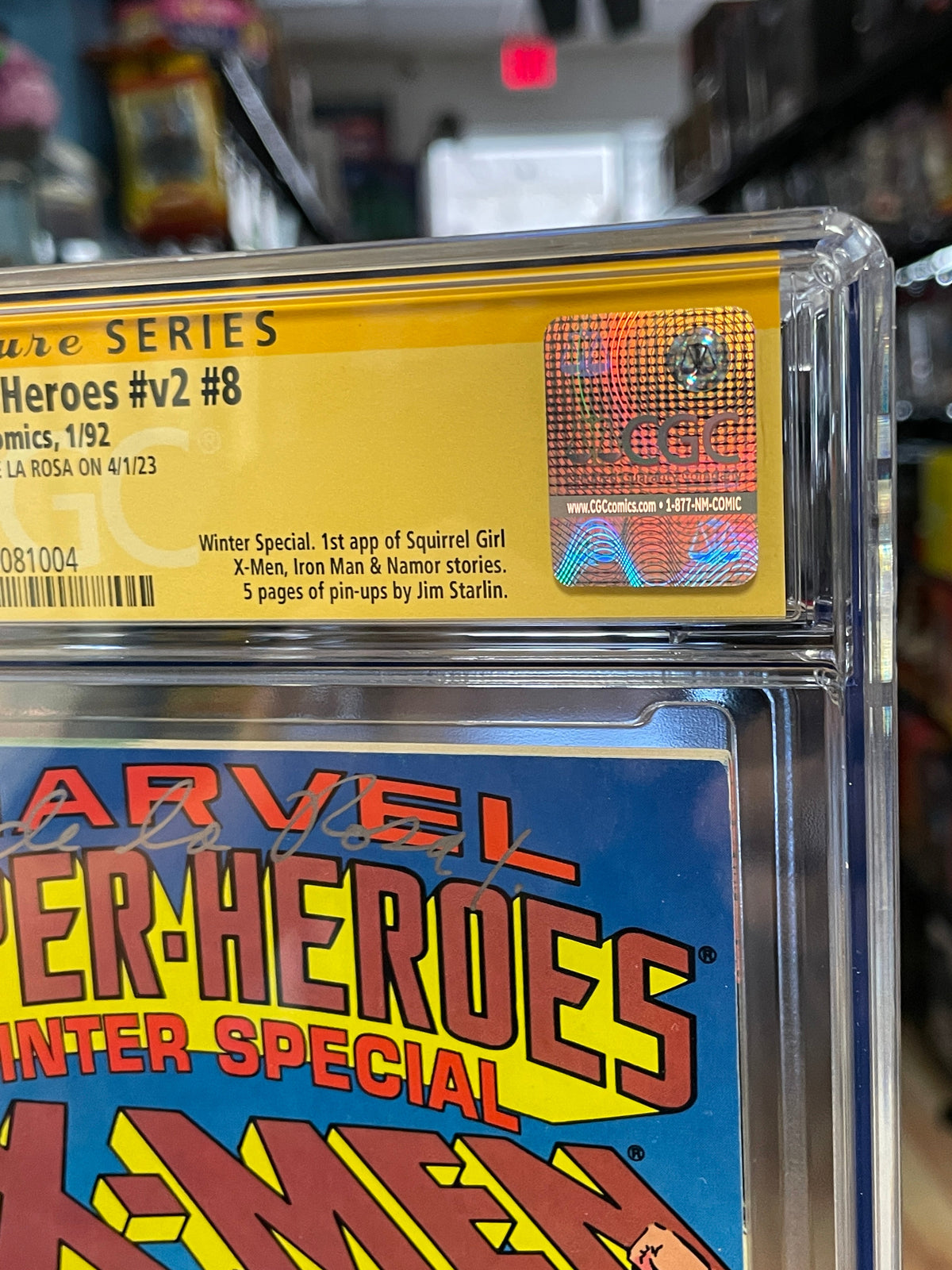 Marvel Winter Special 1991 (CGC 9.4 Signature Series, 1st Squirrel Girl) Sam De La Rosa product image 7, provided for visual