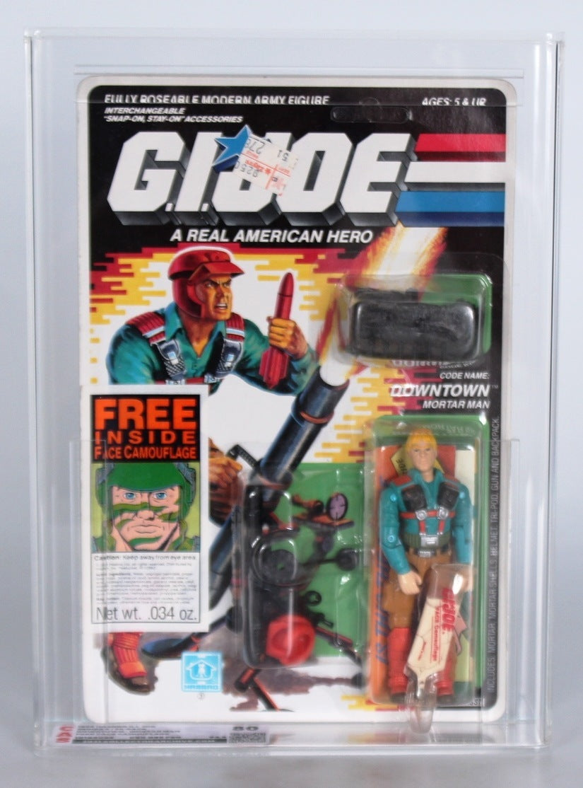 Downtown w/Camo (GI Joe, Hasbro) **CAS Graded 80** product image 2, provided for visual reference and product detail review