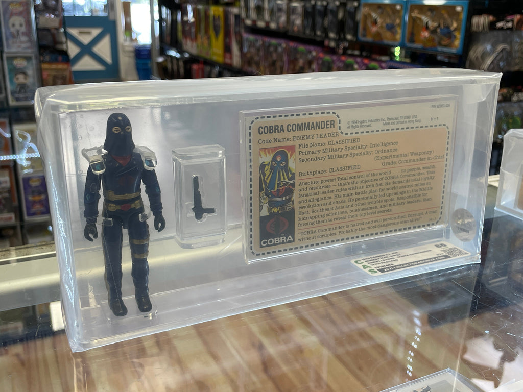 Hooded Cobra Commander Mail Away (GI Joe, Hasbro) **CAS Graded 85** product image 5, provided for visual reference and