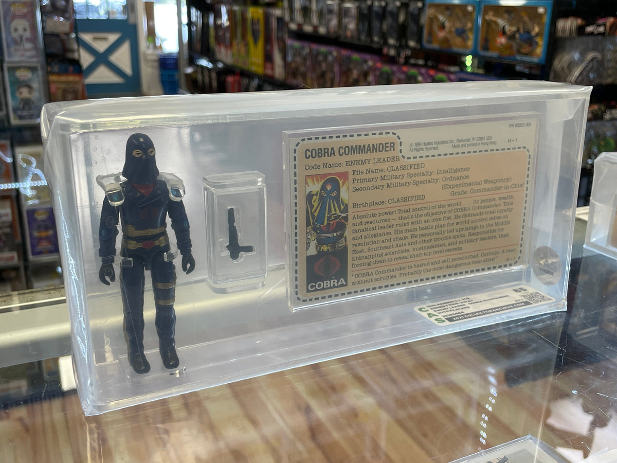 Hooded Cobra Commander Mail Away (GI Joe, Hasbro) **CAS Graded 85** product image 5, provided for visual reference and
