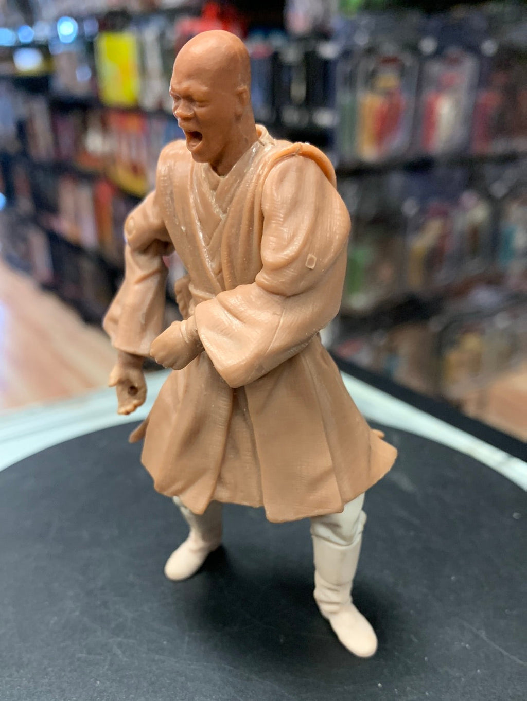AOTC Geonosian Attack Mace Windu Prototype (Hasbro Star Wars Saga) product image 2, provided for visual reference and