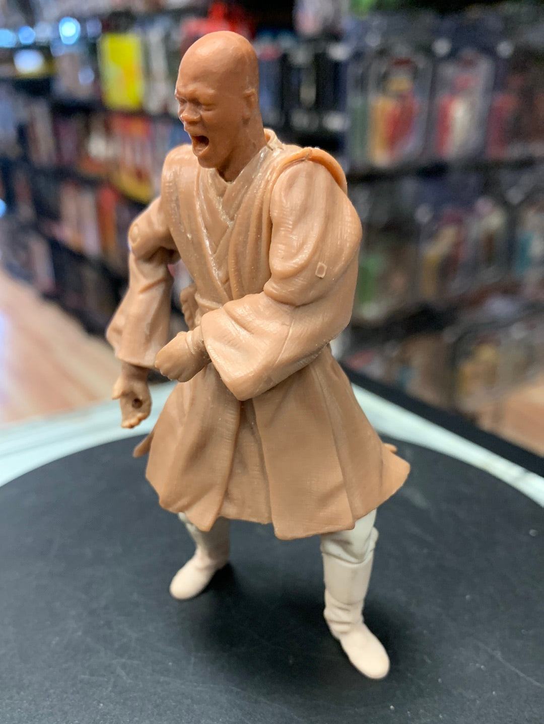 AOTC Geonosian Attack Mace Windu Prototype (Hasbro Star Wars Saga) product image 2, provided for visual reference and