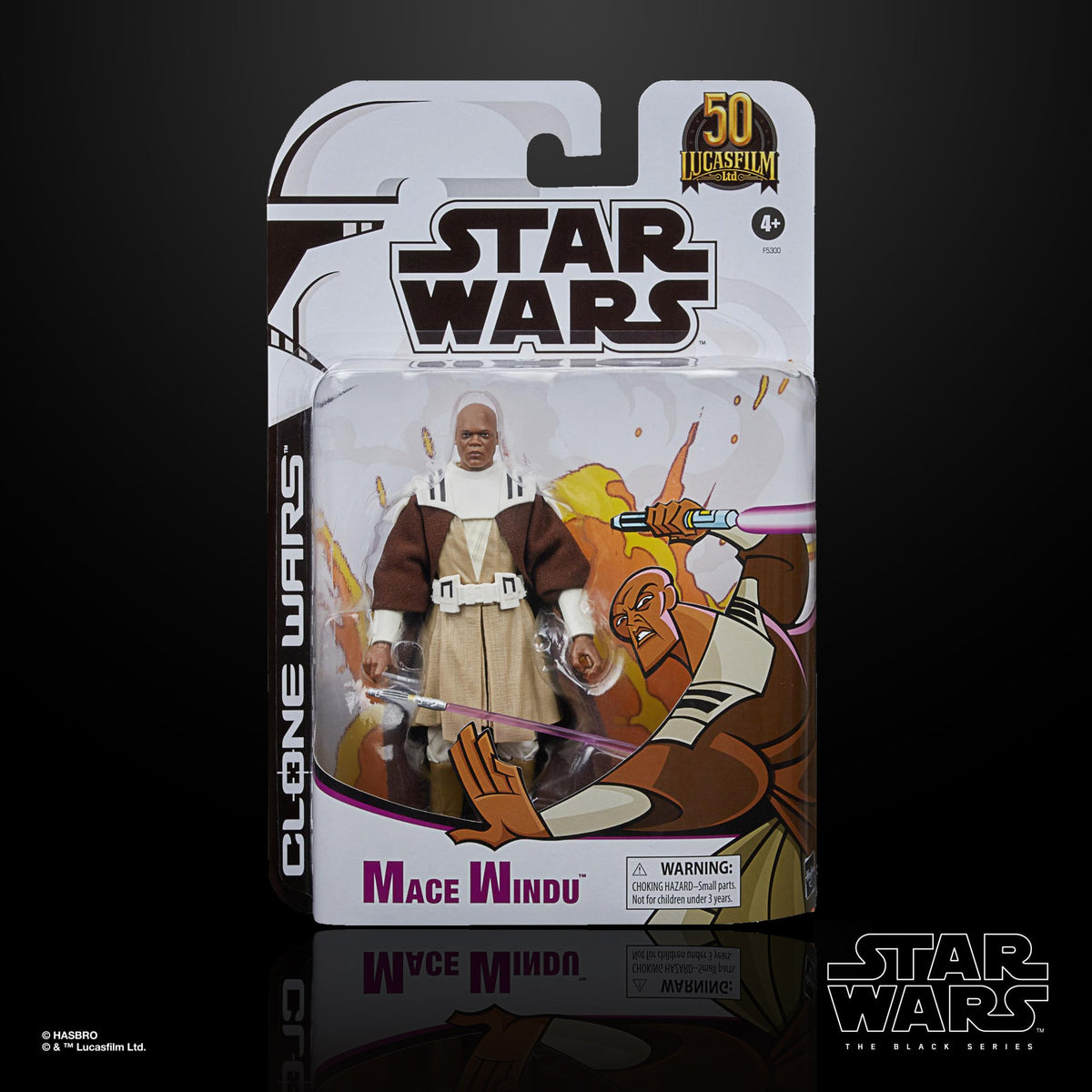 Clone Wars Mace Windu (Star Wars, Black Series) product image 1, provided for visual reference and product detail review