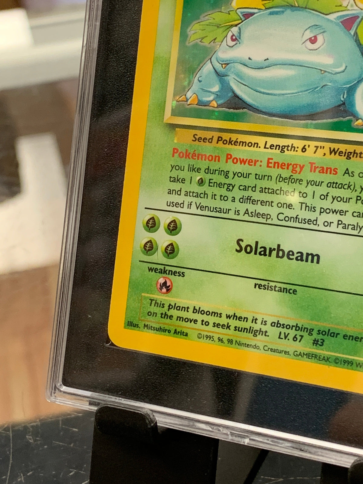Base Set Venusaur 15/102 1999 Holo (Wizards TCG, Pokémon) SGC 6 product image 6, provided for visual reference and product