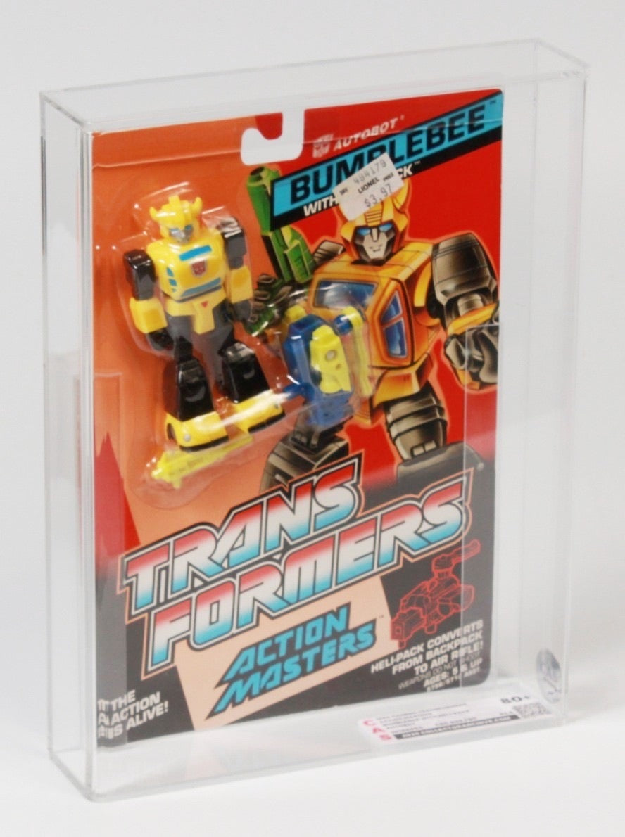 Action Masters: Bumble Bee (Transformers, Hasbro) **CAS Graded 80+** product image 1, provided for visual reference and