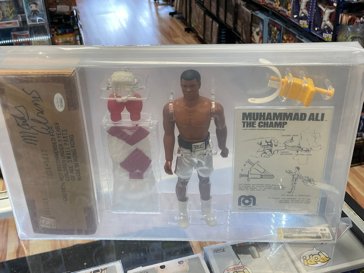 Muhammad Ali Signed by Marty Abrams (Mego, JC Penny) **CAS JSA Graded 85** product image 3, provided for visual reference