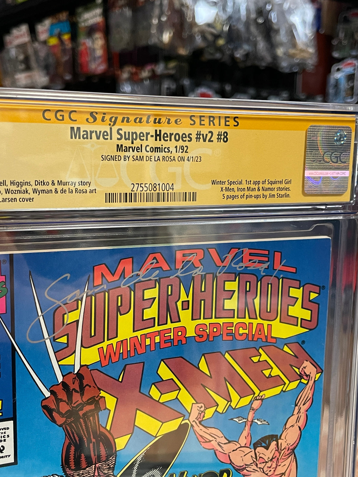 Marvel Winter Special 1991 (CGC 9.4 Signature Series, 1st Squirrel Girl) Sam De La Rosa product image 4, provided for visual