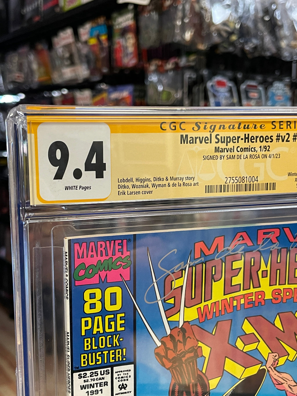 Marvel Winter Special 1991 (CGC 9.4 Signature Series, 1st Squirrel Girl) Sam De La Rosa product image 2, provided for visual