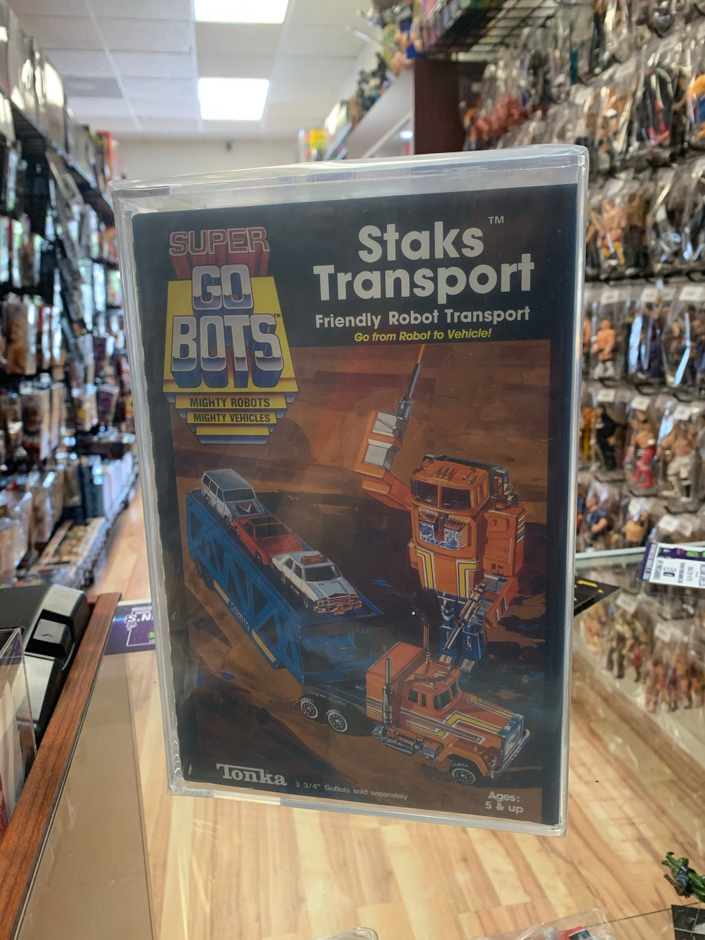 Staks Transport (Super GoBots, Tonka) **CAS Graded 85+** product image 5, provided for visual reference and product detail