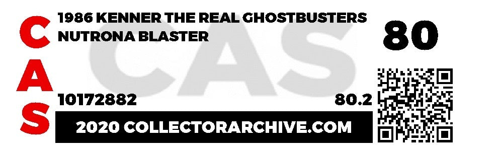 Nutrona Blaster (Ghostbuster, Kenner) **CAS Graded 80** product image 2, provided for visual reference and product detail