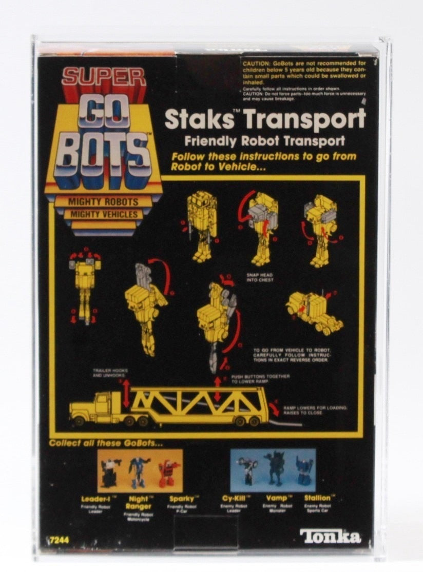 Staks Transport (Super GoBots, Tonka) **CAS Graded 85+** product image 4, provided for visual reference and product detail