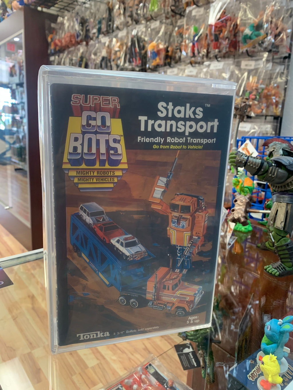 Staks Transport (Super GoBots, Tonka) **CAS Graded 85+** product image 6, provided for visual reference and product detail