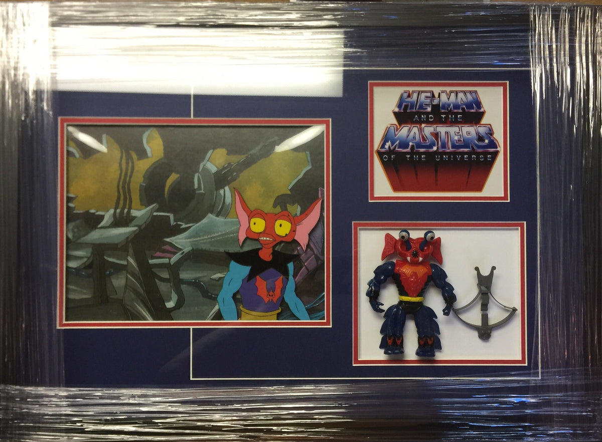 Master of the Universe: Mantenna Animation Cel & Figure (Framed & Matted) product image 1, provided for visual reference and