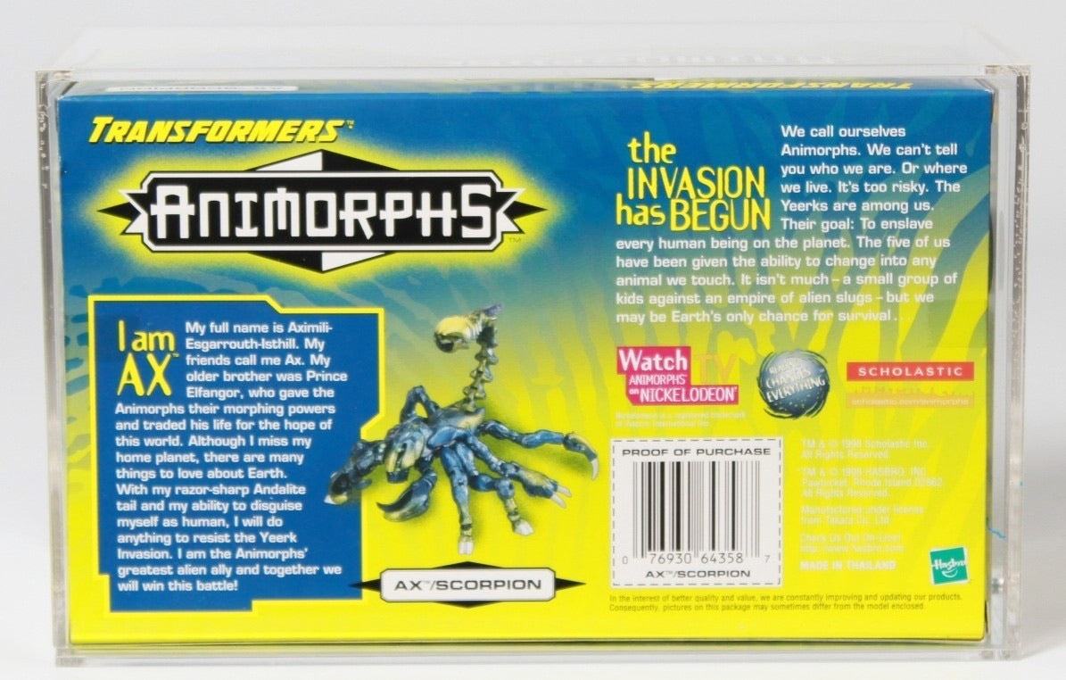 Ax/Scorpion (Transformers Animorphs, Hasbro) **CAS 90/90/90 UC** product image 4, provided for visual reference and product